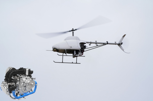 Moteur à fioul lourd pour drone militaire de 115 kW Scénarios d'application