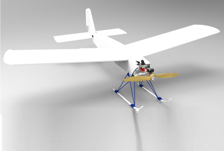 Drone cible à lancer à la main GY-1